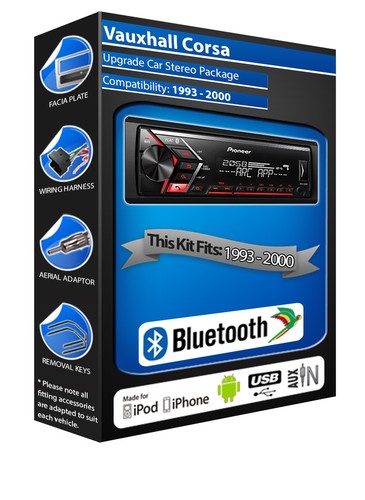 Vauxhall corsa radio pioneer - vauxhall,