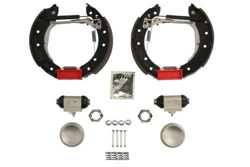 Brake shoes set right - brake, rear