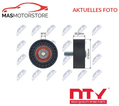 Tensioner pulley for ribbed - tensioner,