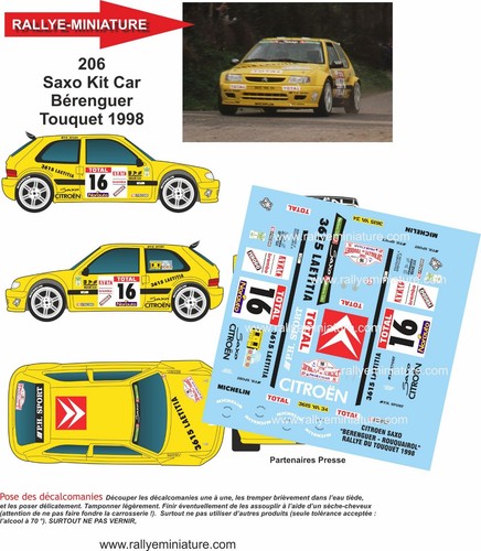 Decals ref 0206 citroen - ref,