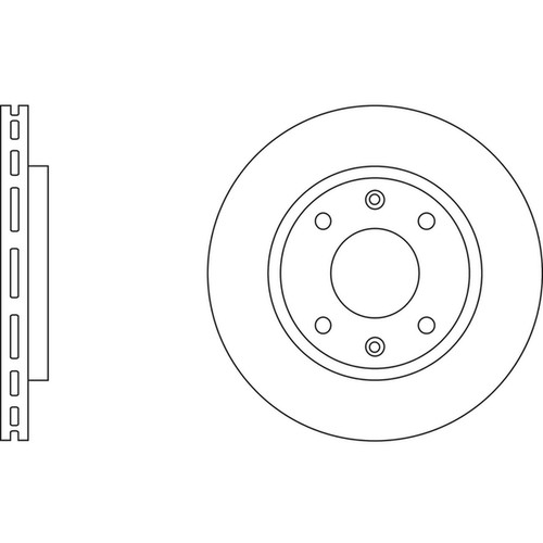 Brake discs vented - vented, for