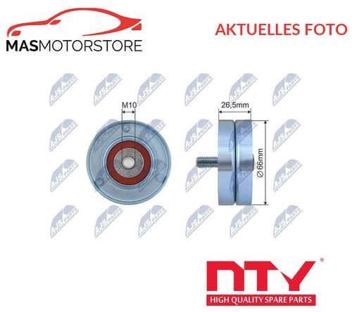 Tensioner pulley for ribbed - pulley,